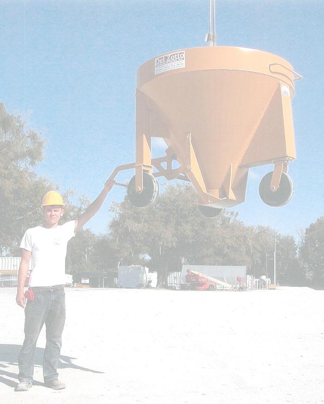 Concrete Pouring Buckets Del Zotto Products