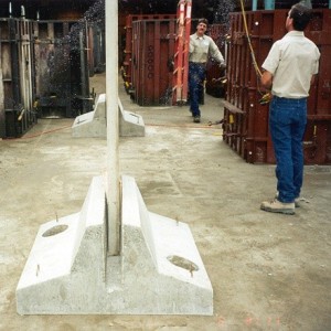 Concrete Wall Panel Footer Block Forms