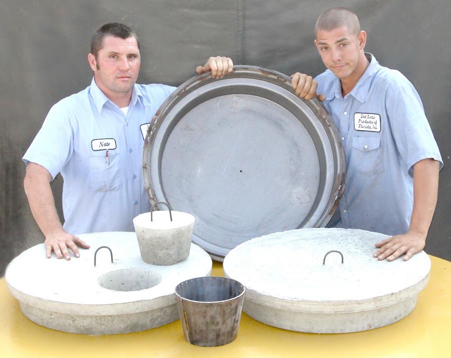 Manhole Lid Form For Septic Tanks - Del Zotto Concrete Products of FL