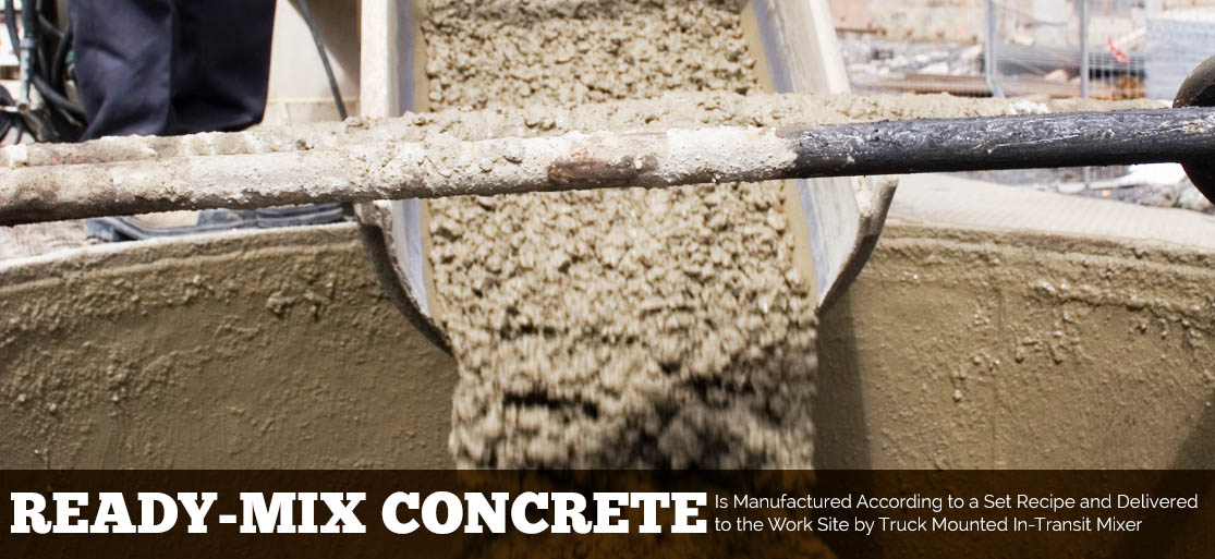 Concrete Poured from a Mixer