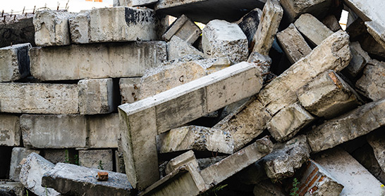 See how researchers suggest using recycled concrete here!