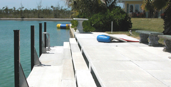 How Do Concrete Dock Steps Stack Up Against Other Materials?