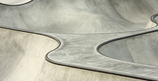 concrete skate ramp