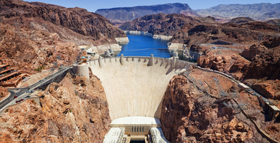 hoover dam concrete